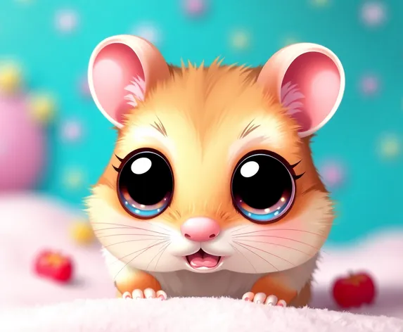 hamster with big eyes