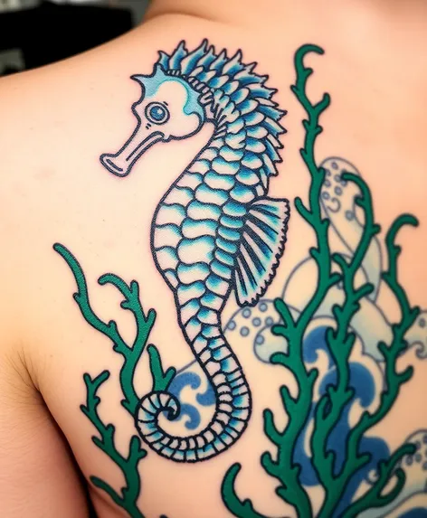 sea horse tattoo