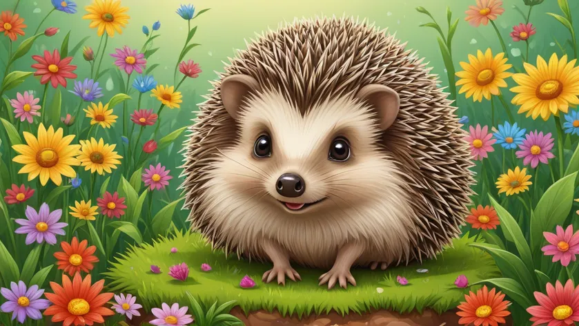 cartoon hedgehog