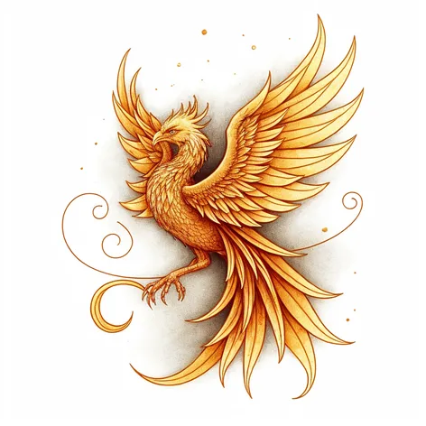 thin and elegant phoenix