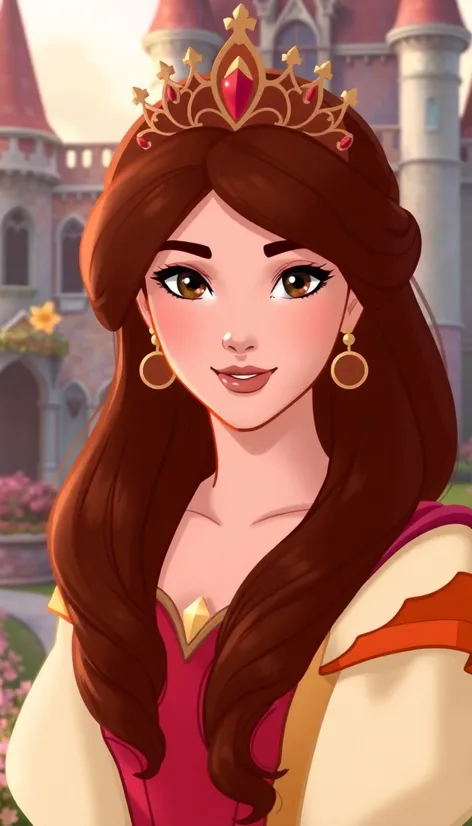 disney princess brown hair