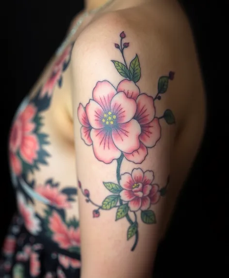 flower tattoos japanese