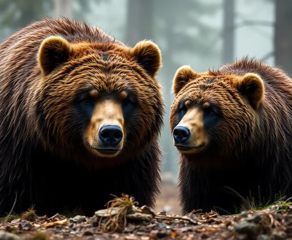 hairy male bears