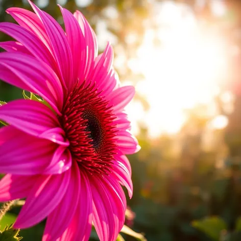 pink sunflower