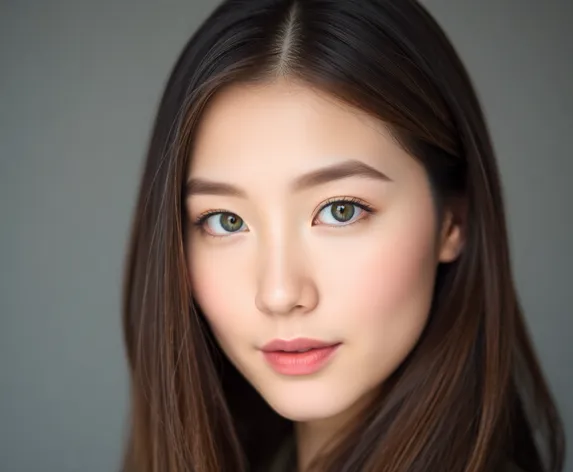 korean with blue eyes