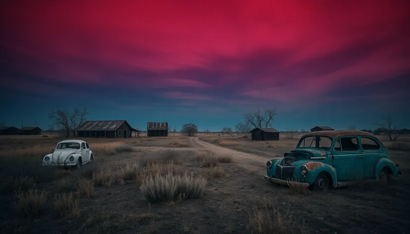 artwork rural texas desolation