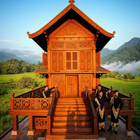 "Traditional Acehnese house (Rumoh