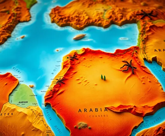 map of arabian peninsula