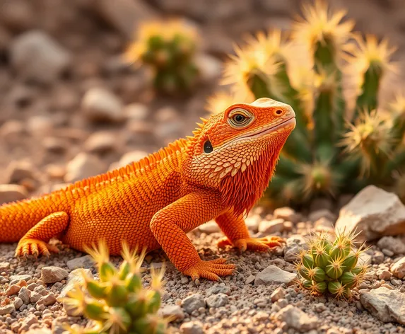 orange bearded dragon