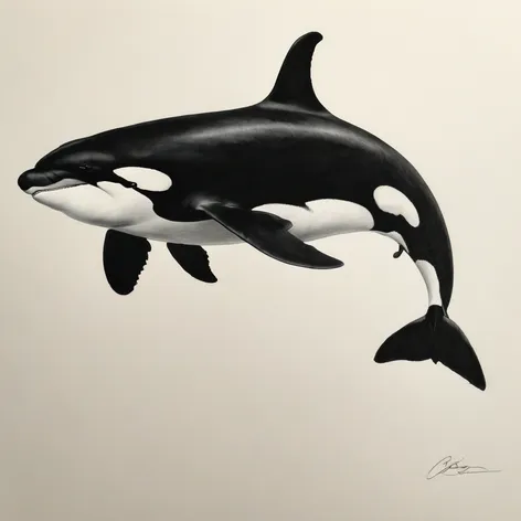 orca drawing