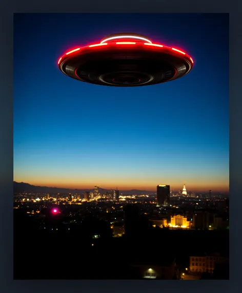 ufo in sky