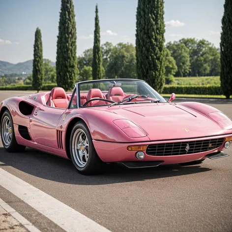 pink ferrari