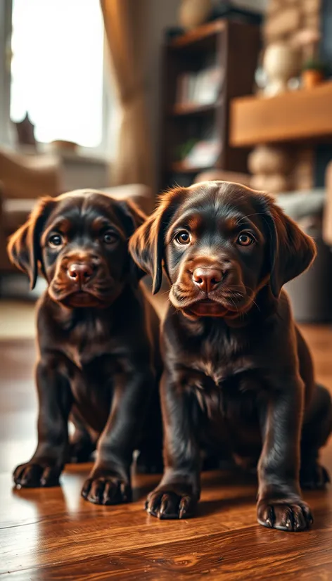 chocolate brown labrador puppies