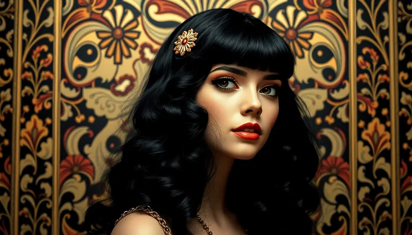 1920s black hair