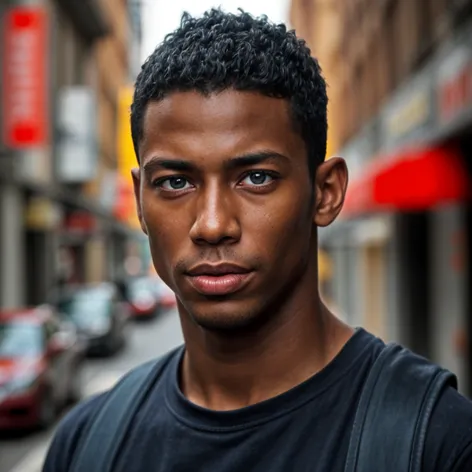 a black male model