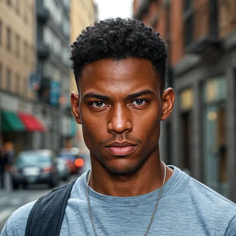 a black male model