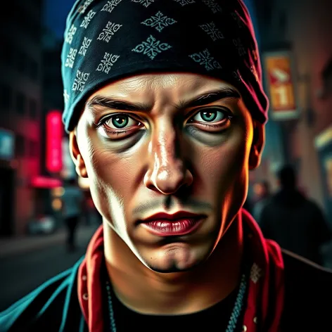 eminem with bandana