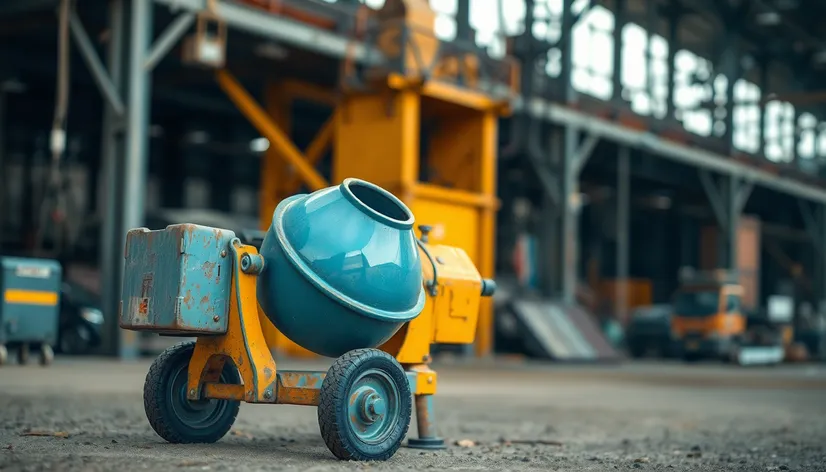 small concrete mixer