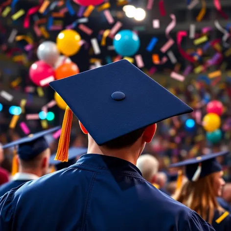 navy blue cap grad