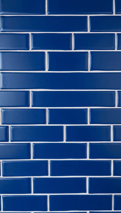 dark blue subway tile