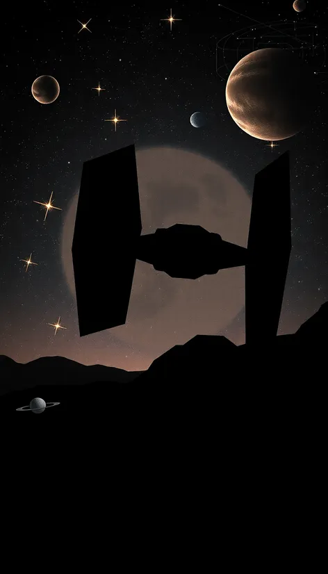 tie fighter silhouette