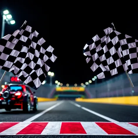 checkered flags