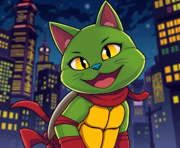 ninja turtle cat