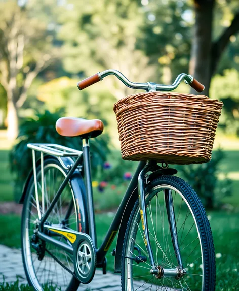 bicycle with basket