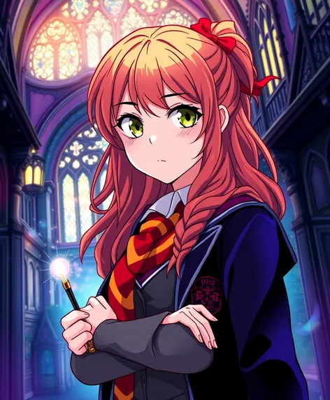 harry potter hermione anime