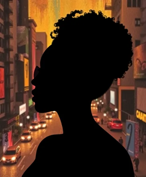 african american woman silhouette