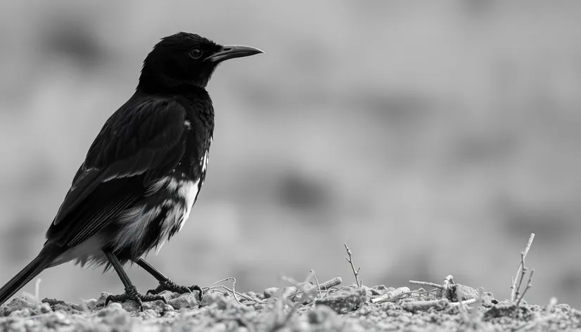 black and white birds