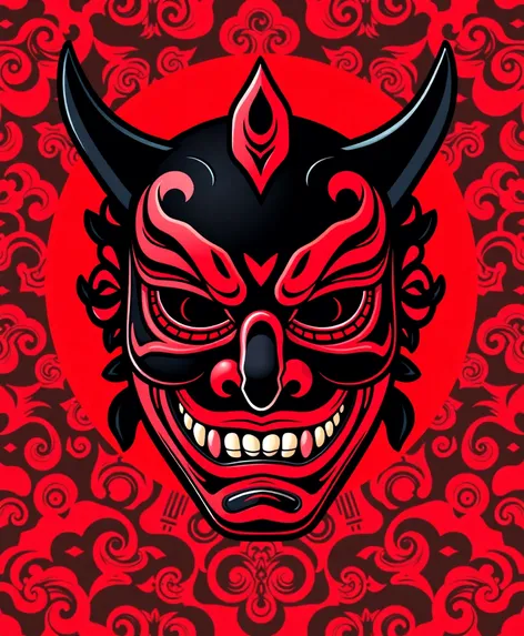 oni mask colors