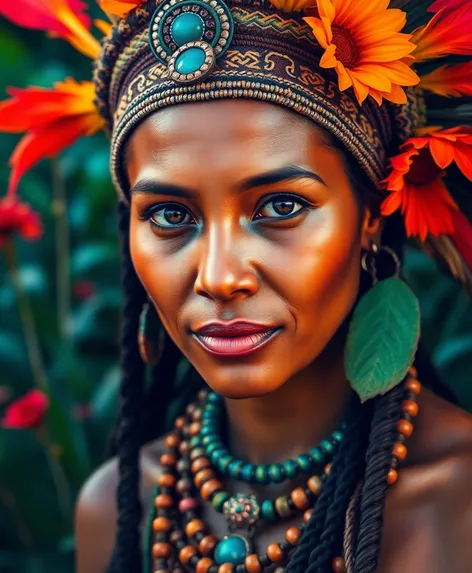 beautiful taino woman