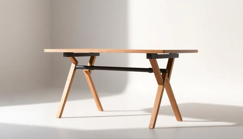 adjustable height folding table