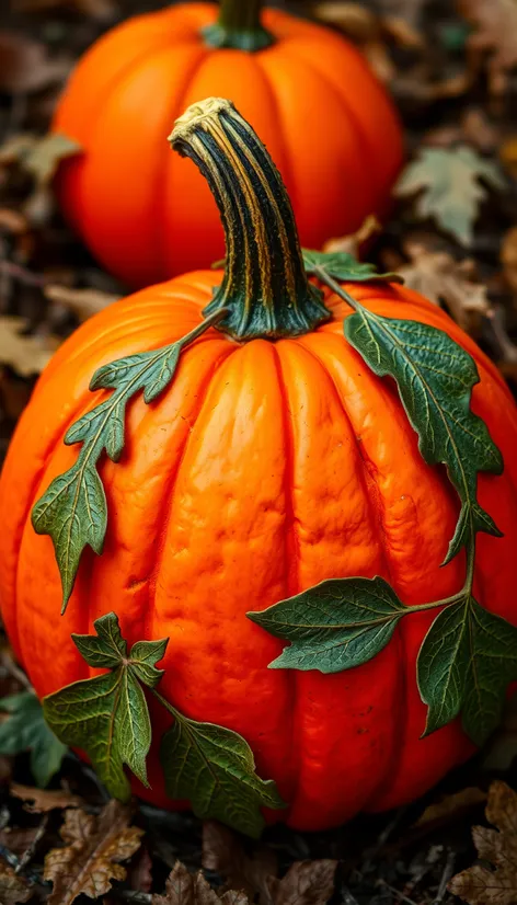 weed leaf pumpkin