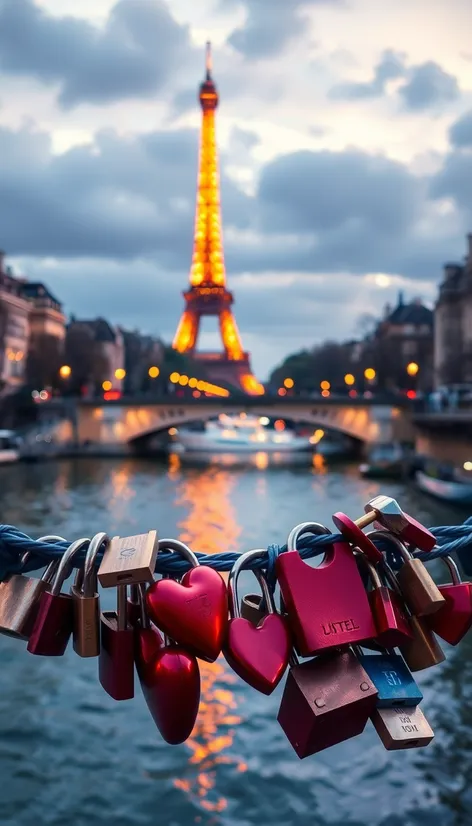 love lock bridge paris