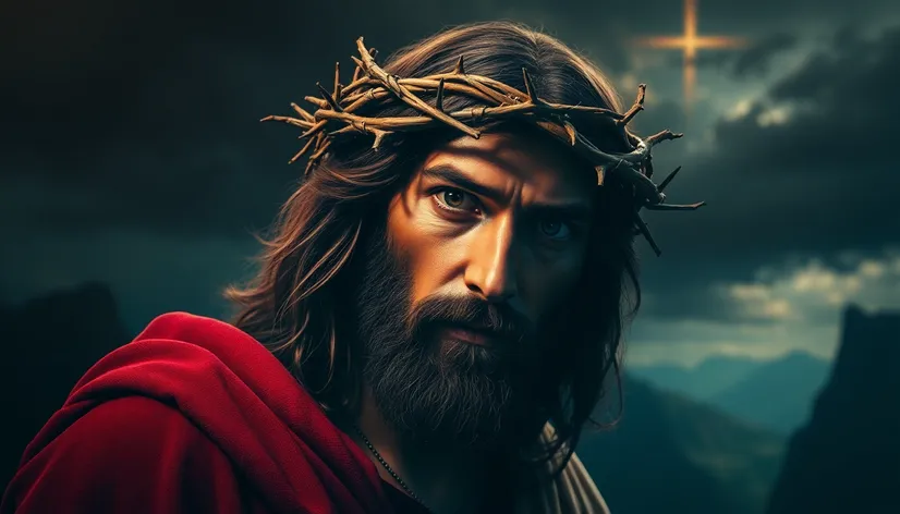 jesus with the crown