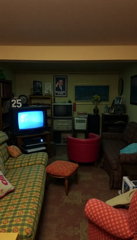 poor 90s living room