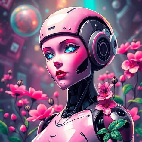 robot girl budiful girl