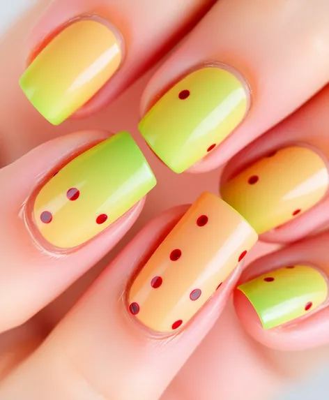 watermelon nails