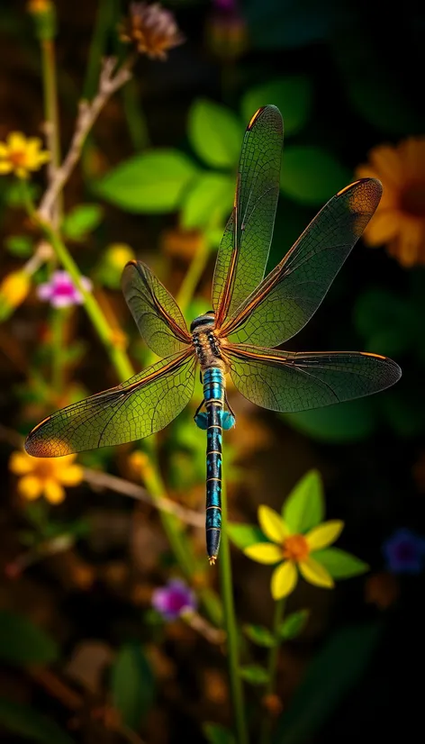 dragonfly flying svg