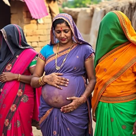 desi pregnant indian village