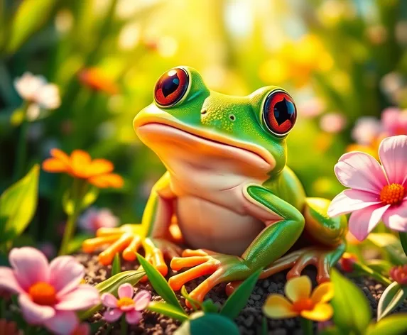 very cute frog