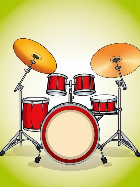 cartoon drums