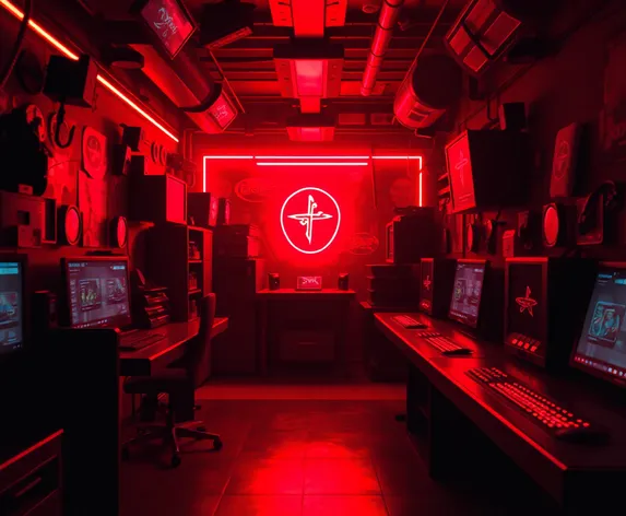 red gamer room