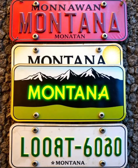 montana license plate options