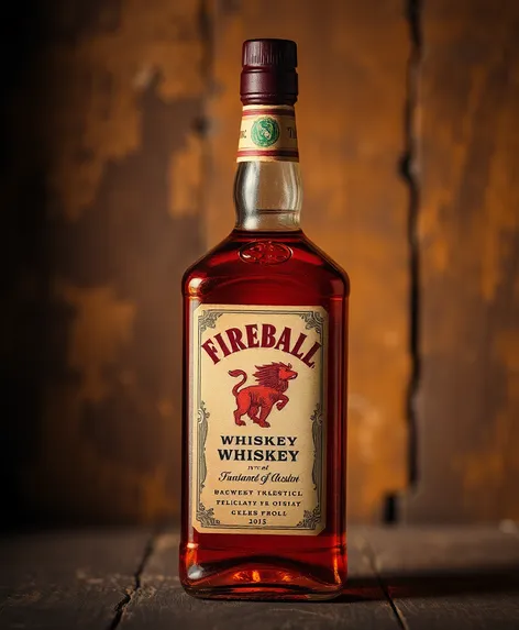 fireball whiskey bottle