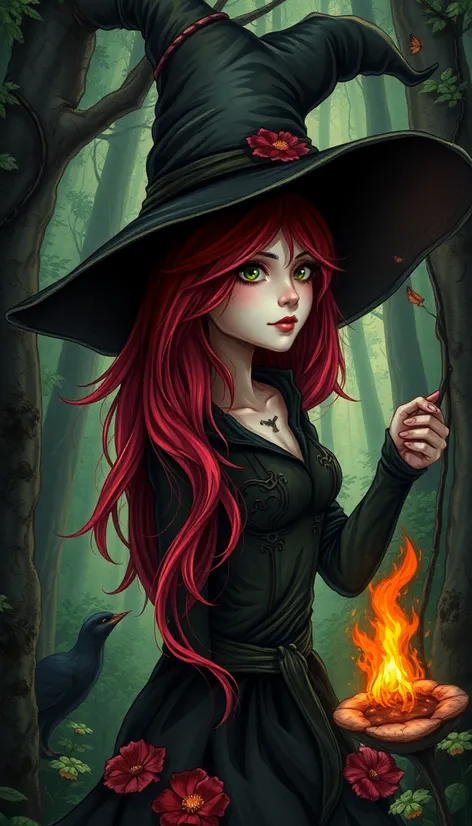 red headed witch