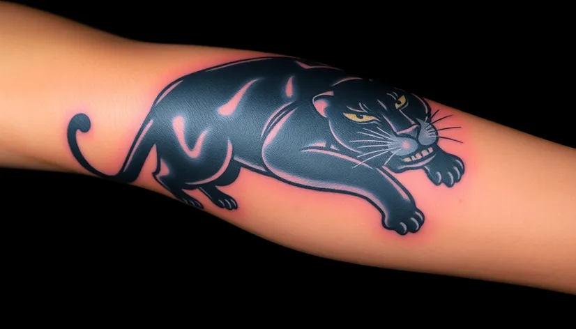 black panther tattoo