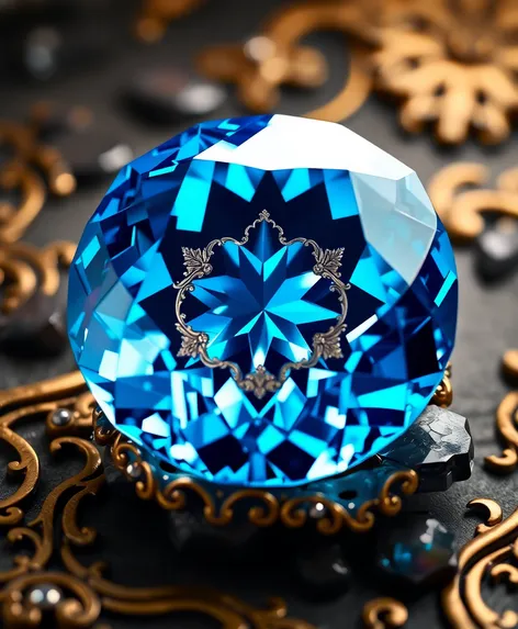 blue gemstone